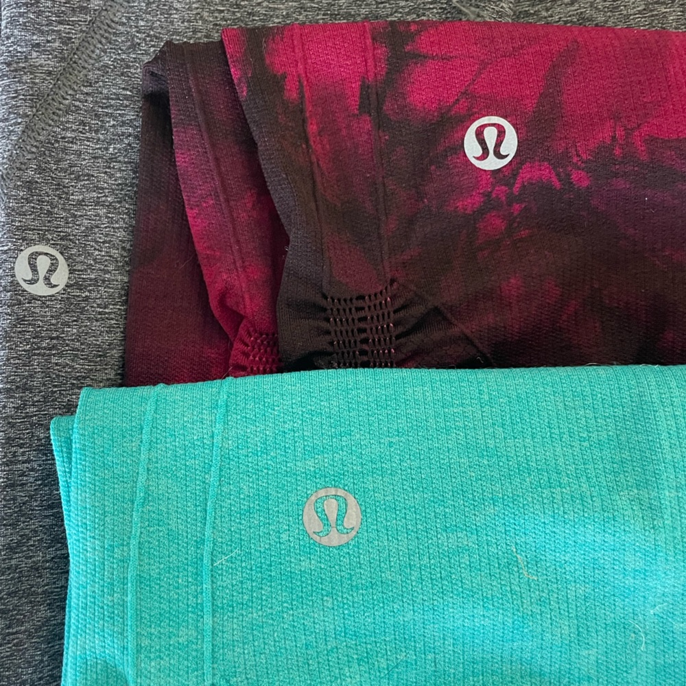 Lululemon bundle 2X crop 1x full length - super comfy and cute!